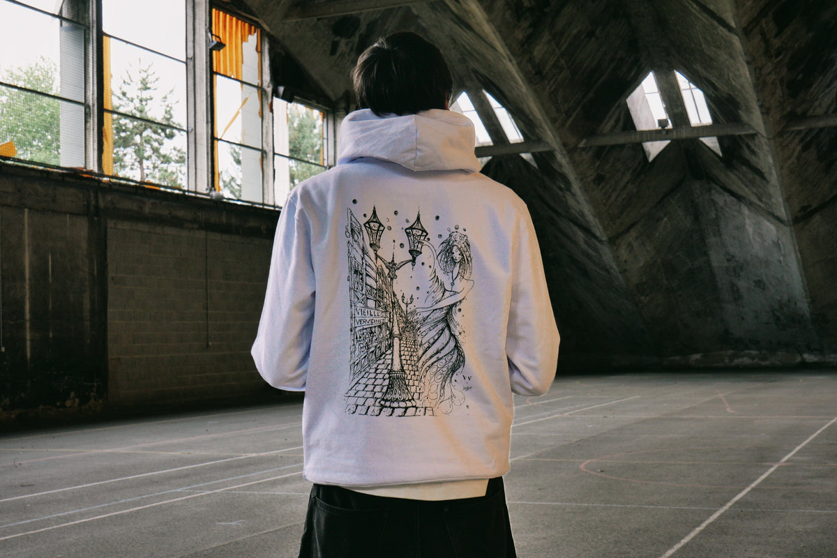 "Frelampier" - Sweatshirt brodé et sérigraphié unisexe Vieilles Verveines