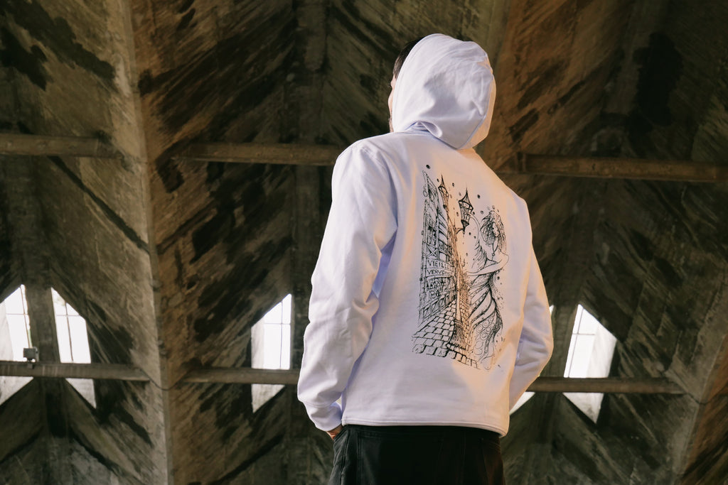 "Frelampier" - Sweatshirt brodé et sérigraphié unisexe Vieilles Verveines