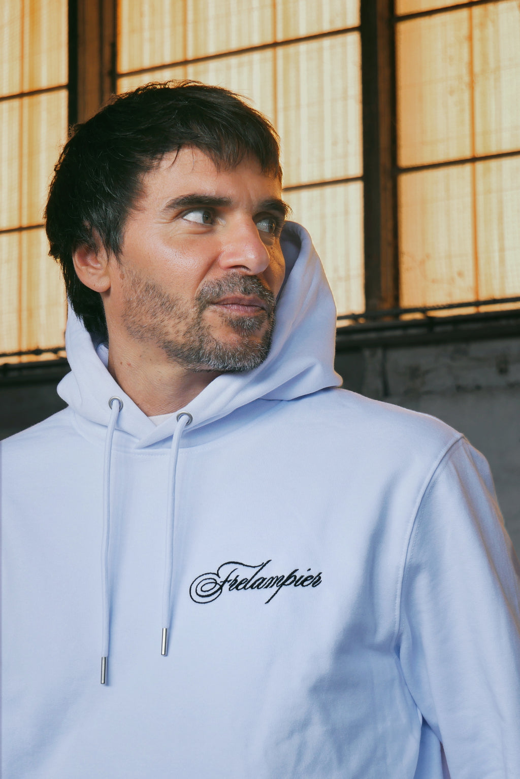 "Frelampier" - Sweatshirt brodé et sérigraphié unisexe Vieilles Verveines