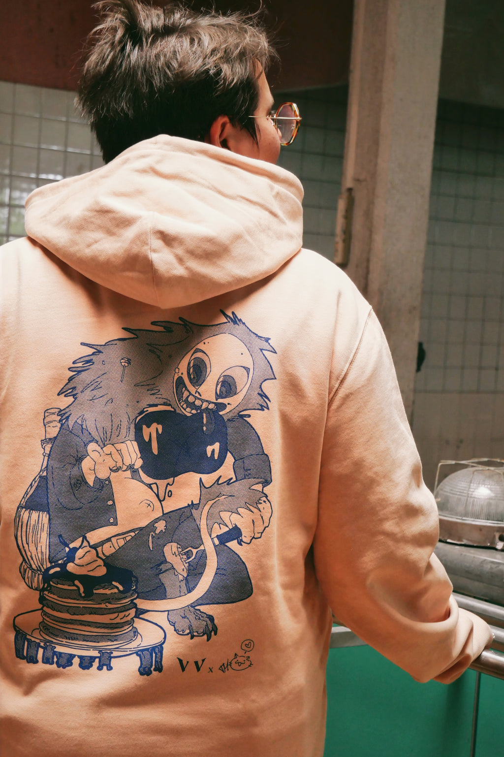 "Goulu" - Sweatshirt brodé et sérigraphié unisexe Vieilles Verveines