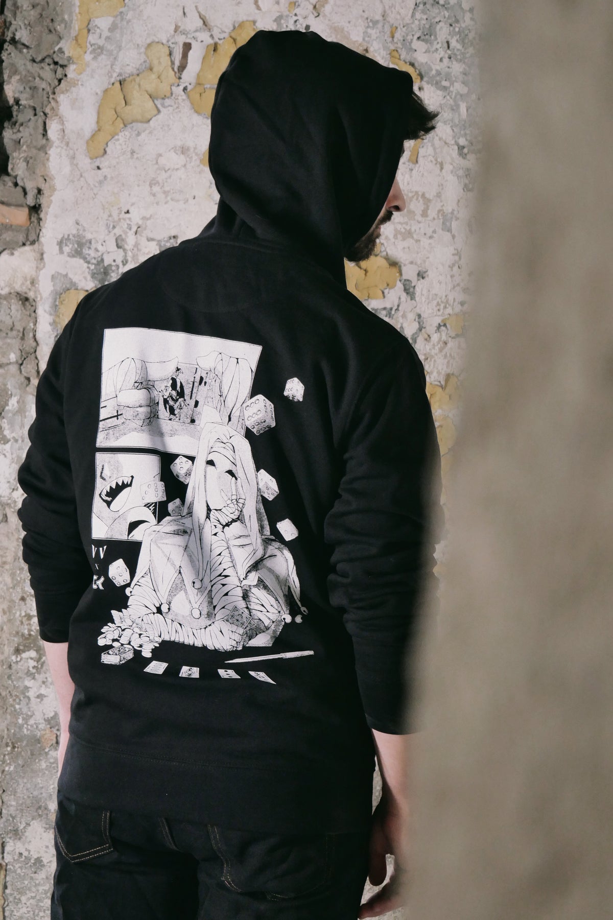 "Larron" - Sweatshirt brodé et sérigraphié unisexe Vieilles Verveines