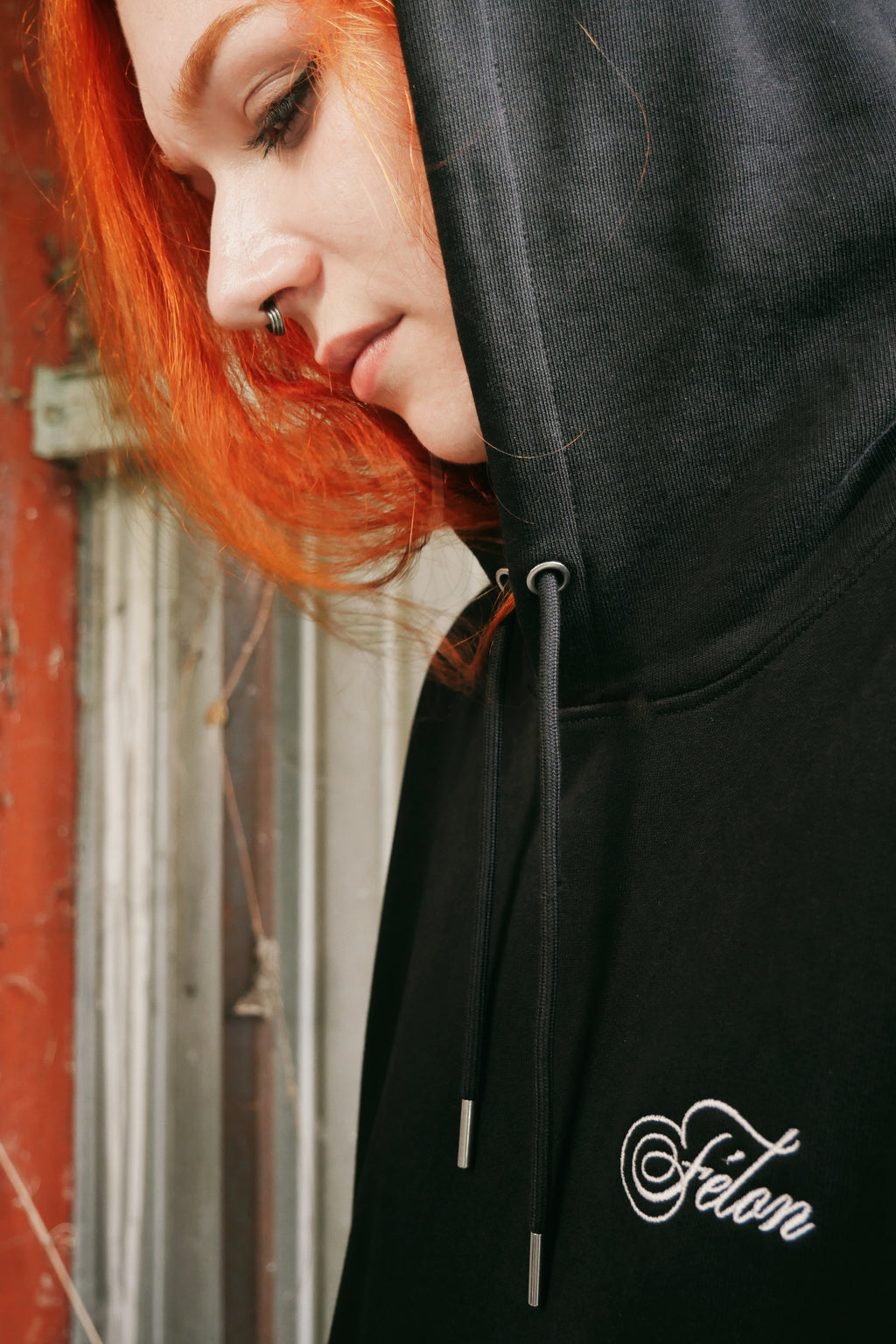 "Félon" - Sweatshirt brodé et sérigraphié unisexe Vieilles Verveines