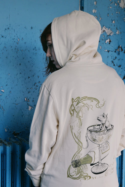 "Fesse-mathieu" - Sweatshirt brodé et sérigraphié unisexe Vieilles Verveines
