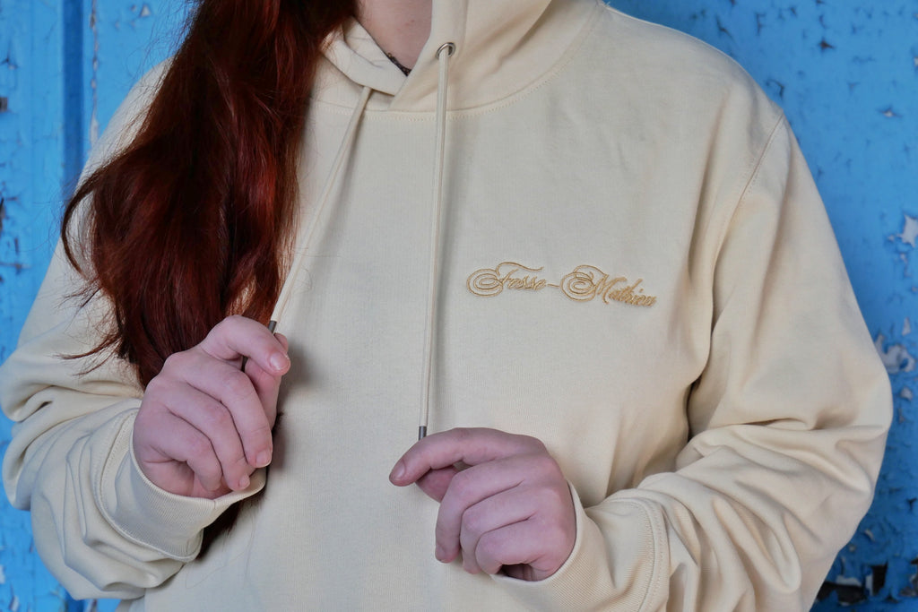 "Fesse-mathieu" - Sweatshirt brodé et sérigraphié unisexe Vieilles Verveines