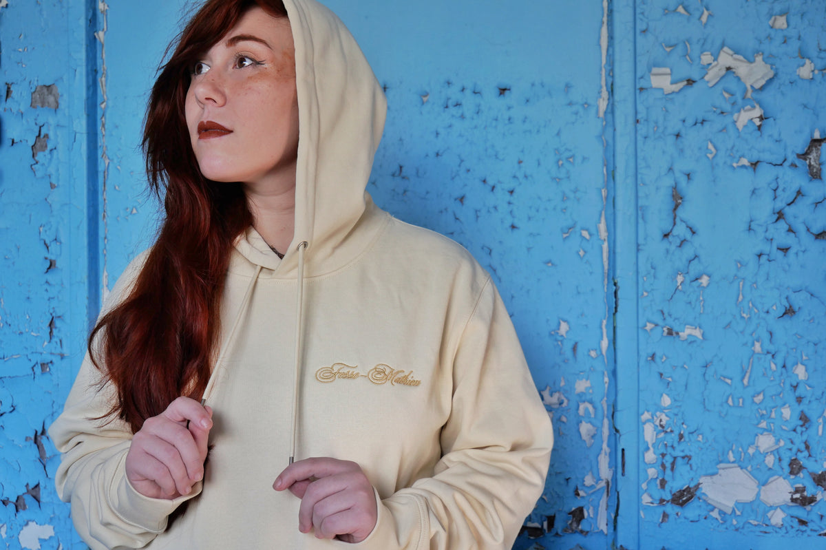 "Fesse-mathieu" - Sweatshirt brodé et sérigraphié unisexe Vieilles Verveines